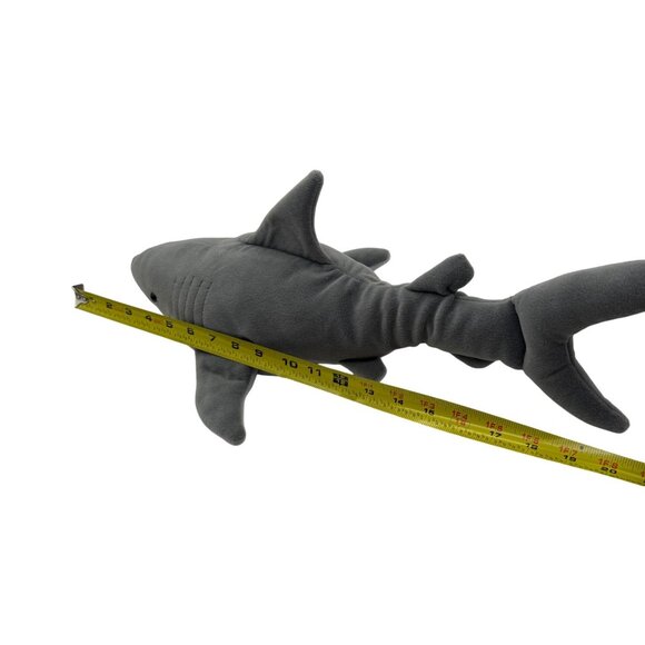 Folkmanis Folktails Shark Hand Puppet Plush 20" Gray Soft Stuffed Animal Toy - Picture 10 of 10